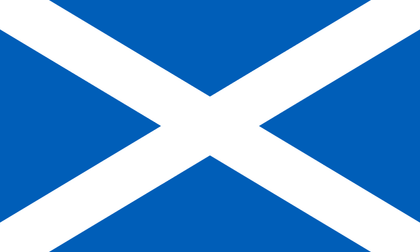 Schottland Flagge
