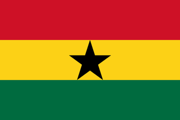 Ghana Flagge