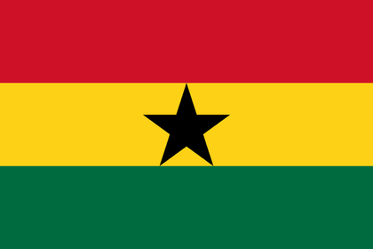 Ghana Flagge