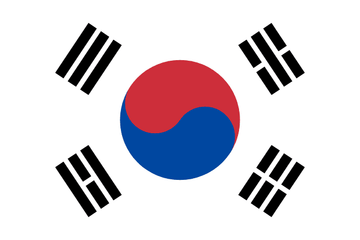 Südkorea Flagge