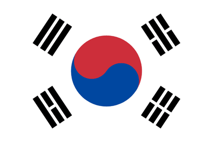 Südkorea Flagge