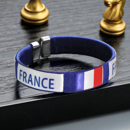 Länderflaggen Fan-Armbänder 5er-Set