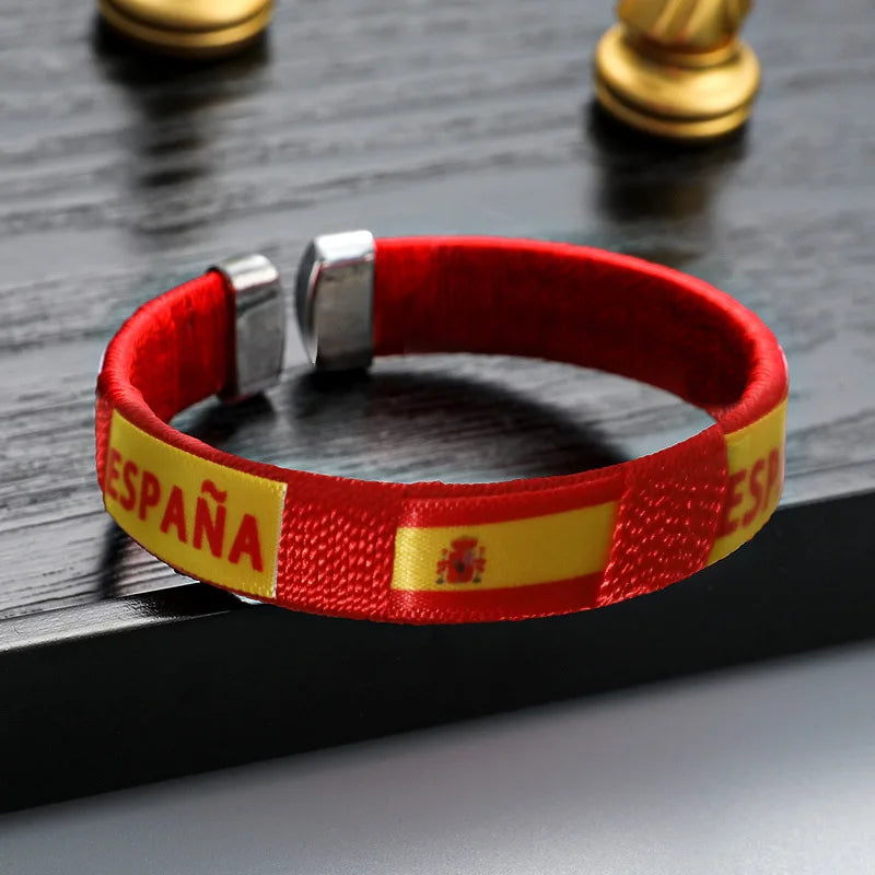 Länderflaggen Fan-Armbänder 5er-Set