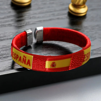 Länderflaggen Fan-Armbänder 5er-Set