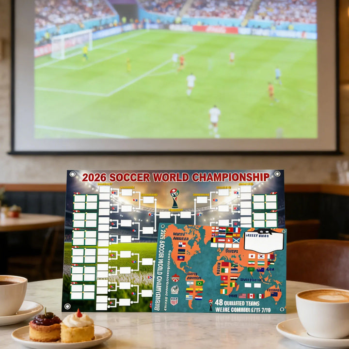 Fußball 2026 Spielplan-Poster Produktbild 1