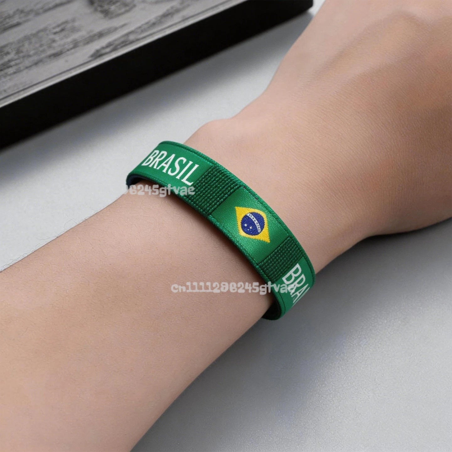Länderflaggen Fan-Armbänder 5er-Set