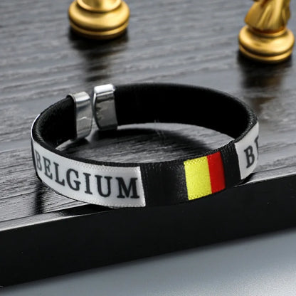 Länderflaggen Fan-Armbänder 5er-Set